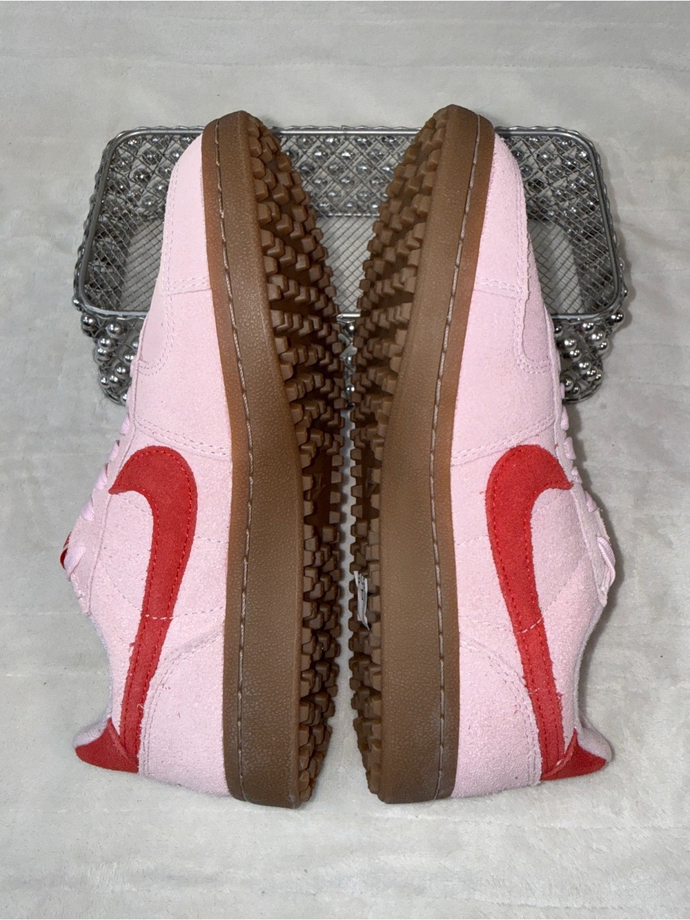 Nike Cortez TXT Pink Red White Sz 6.5Y 8Women. Style HF9994-600 - Picture 12 of 16